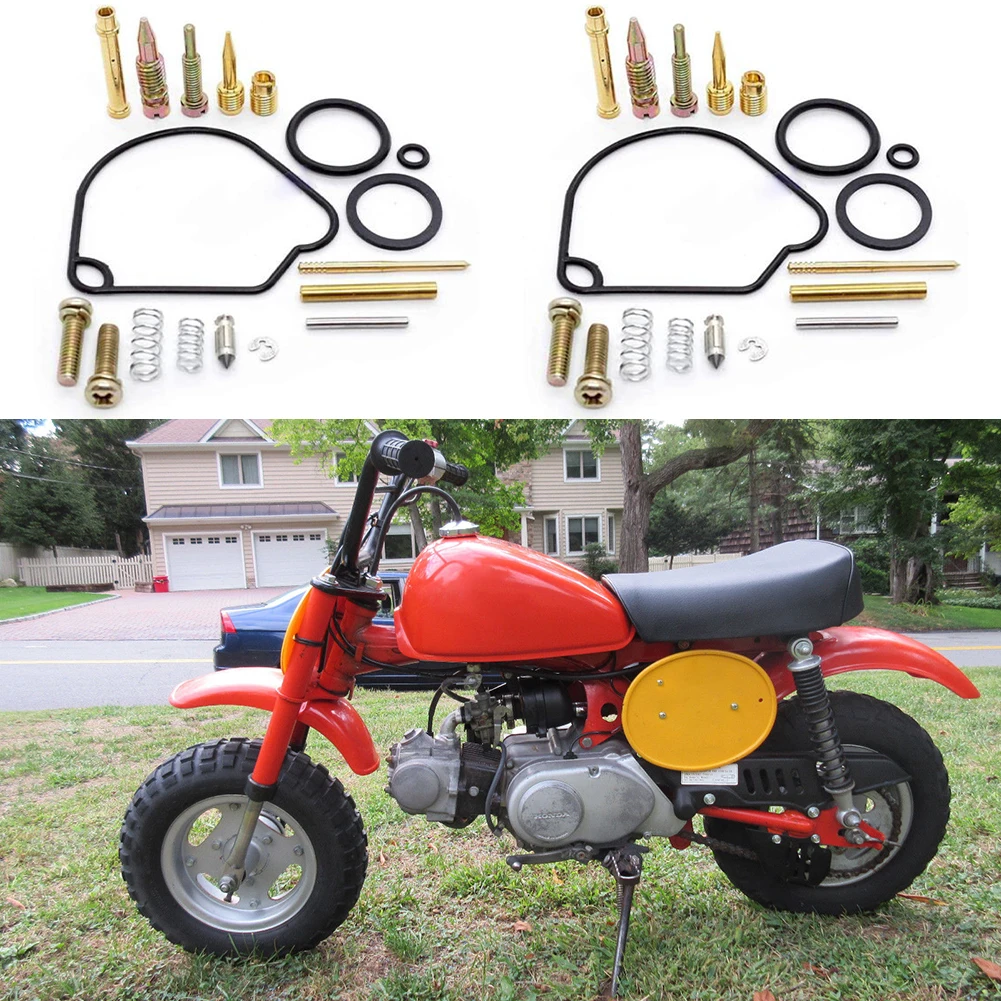 Совершенно новый комплект для ремонта карбюратора Honda Z50 и Z50R, черный + золотой, с длительным сроком службы, металл + резина, ремонтный комплект (art.: 3920d0234d391) - 3920d0234d391