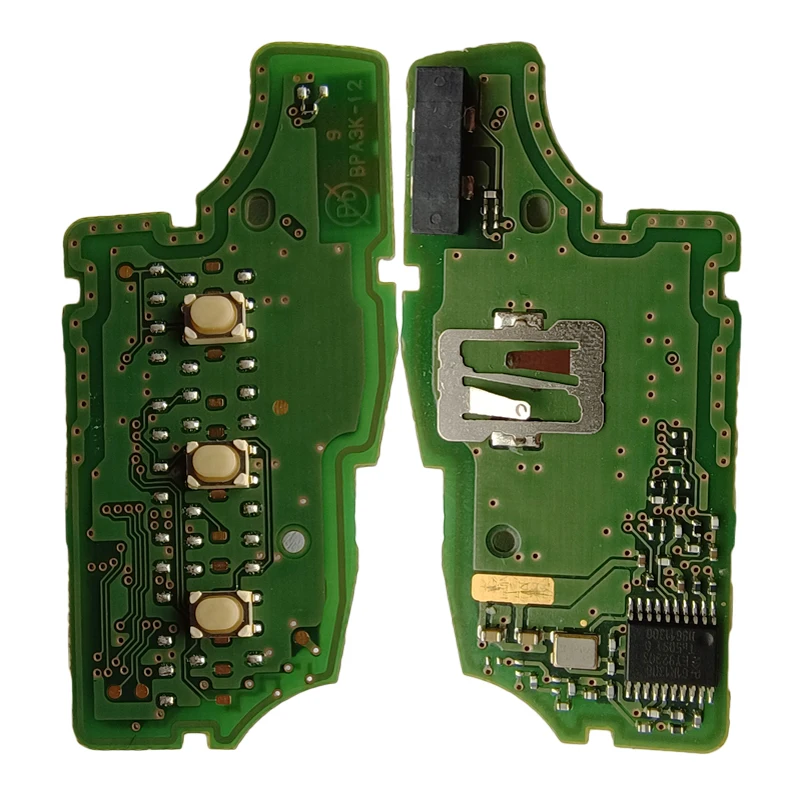 TXP002028 Оригинальная печатная плата с 3 кнопками для SMART для LADA Flip Remote Car Key 433 МГц 4A PCF7961M Чип FCC ID CWTWB1G767