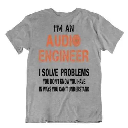 Audio ingenprobleme Probleme футболка со слоганом для студентов Hemd Cool Geschenk