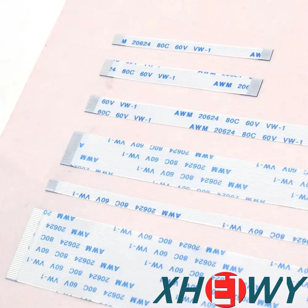 5 шт. ленточный гибкий плоский кабель FFC/FPC, длина 1 метр, 0,5 мм, 1,0 мм, A-тип B-типа 4/6/8/9/10/1120/30/40 50/60 80pin FFC