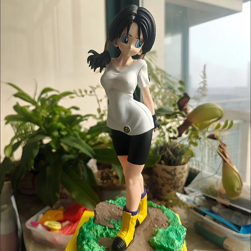 В наличии Dragon Ball Z Videl Фигурка Блеск и Гламур 25 см 9,8 дюйма ПВХ Фигурка Коллекционная Модель Игрушки Для Детей Подарки