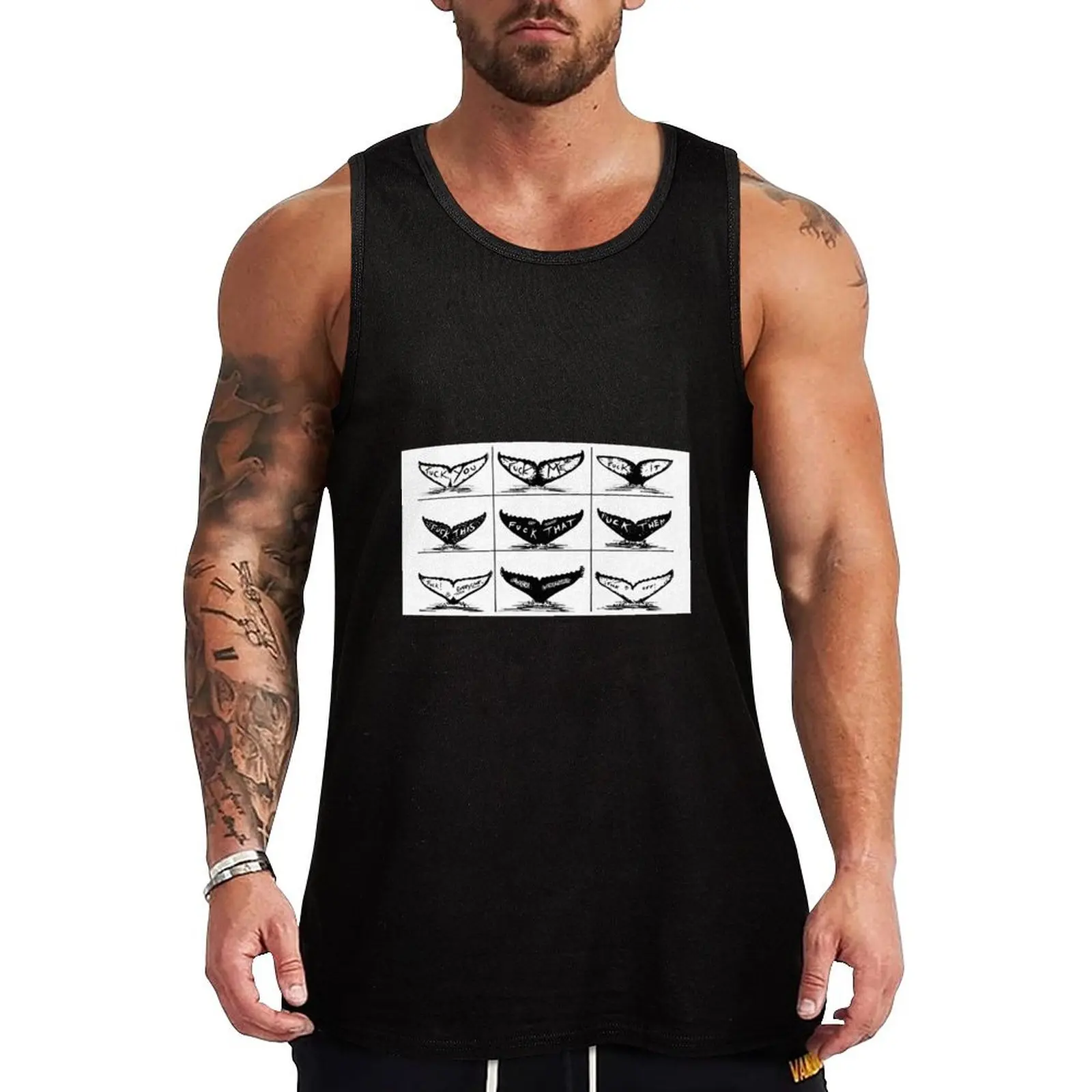 Moody Megaptera майка жилет мужской Мужские спортивные футболки одежда для мужчин Body man