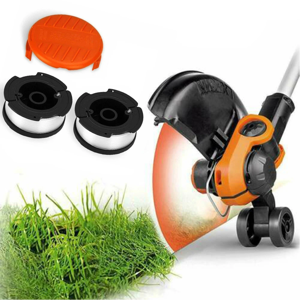 1 * Крышка для стриммера + 2 * катушка и линия для Black & Decker GLC3630L GLC3630L20, сменные принадлежности для триммера для сада