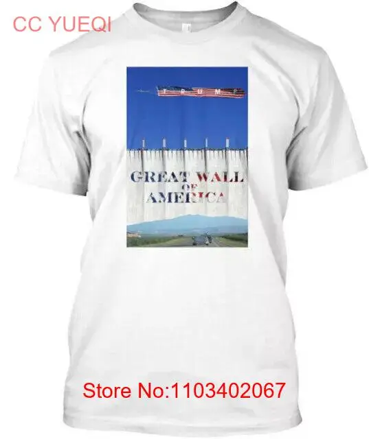 Футболка Trumped Great Wall Of America от S до 5XL, быстрая доставка