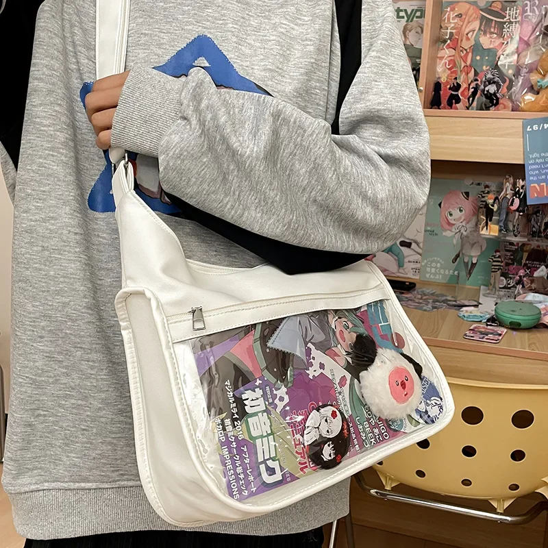 Фото Richme Harajuku женская сумка Ita эстетическая униформа JK сумки через плечо женские субкультуры студенческие повседневные нейлоновые Bolso Mujer №3