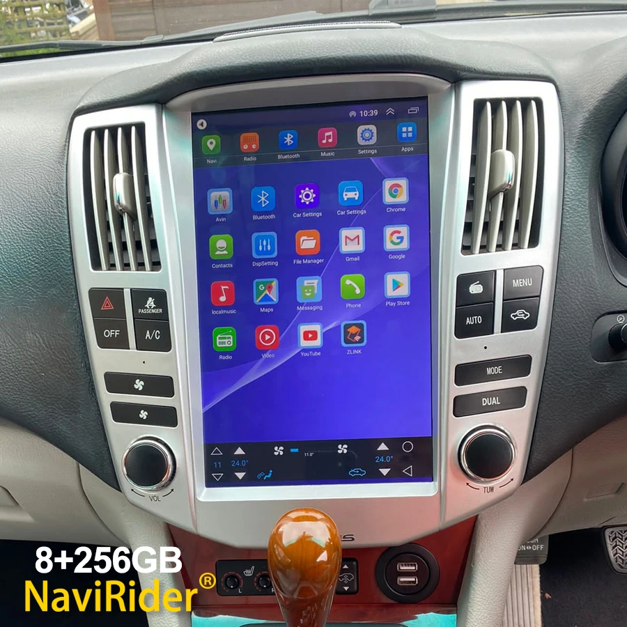 Автомобильный радиоприемник на Android, 12,1 дюйма, GPS-навигация для Lexus RX RX300 RX330 RX350 2005, стерео для Toyota Harrier, мультимедийный видеоплеер