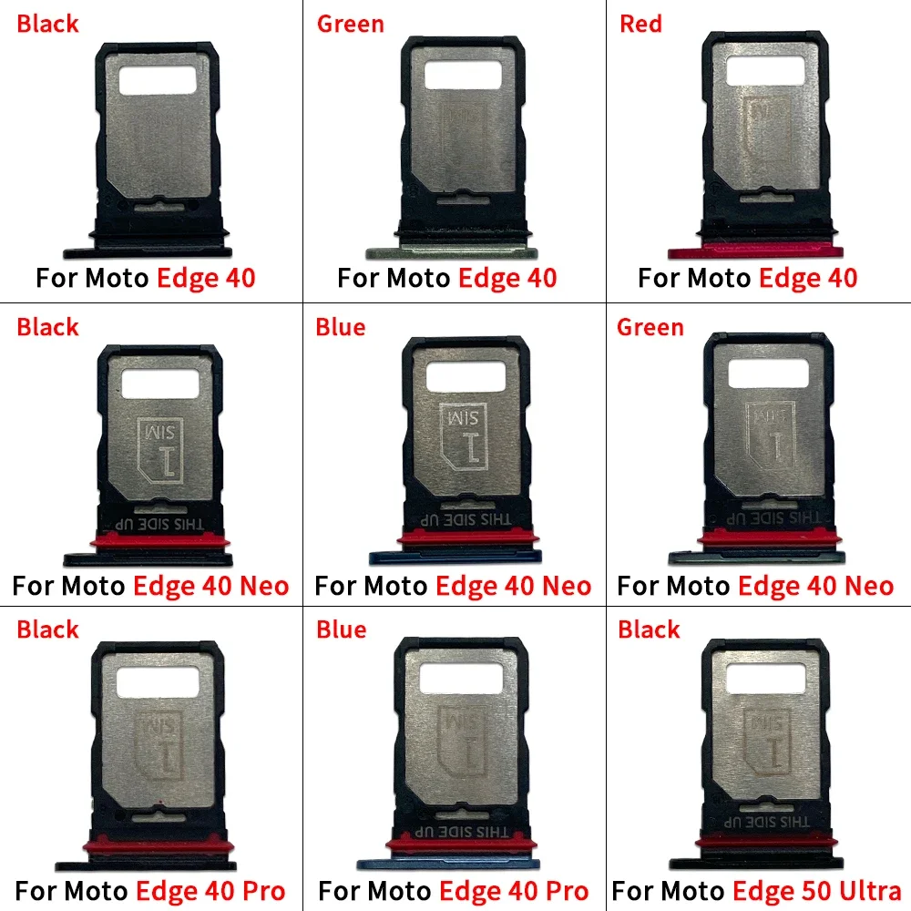 Фото Новый лоток для SIM-карты для Moto Edge 40 Neo Pro Edge 50 Ultra G13, слот для SIM-карты, детали адаптера №3