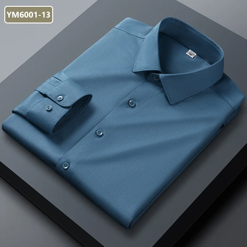 Весенние и осенние однотонные рубашки с шерстью Fag chemise homme de luxe уличная белая рубашка одежда мужское платье с длинными рукавами (art.: 3920c427d1ce4) - 3920c427d1ce4