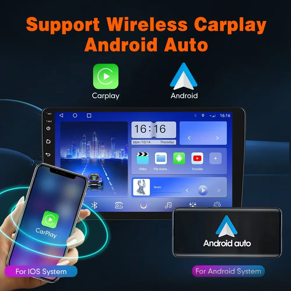 Фото Android 15 Carplay для Ford Kuga 2 Escape 3 2012-2019 Автомобильный радиоприемник Auto 4G WIFI GPS-навигация Мультимедиа GPS autoradi №2