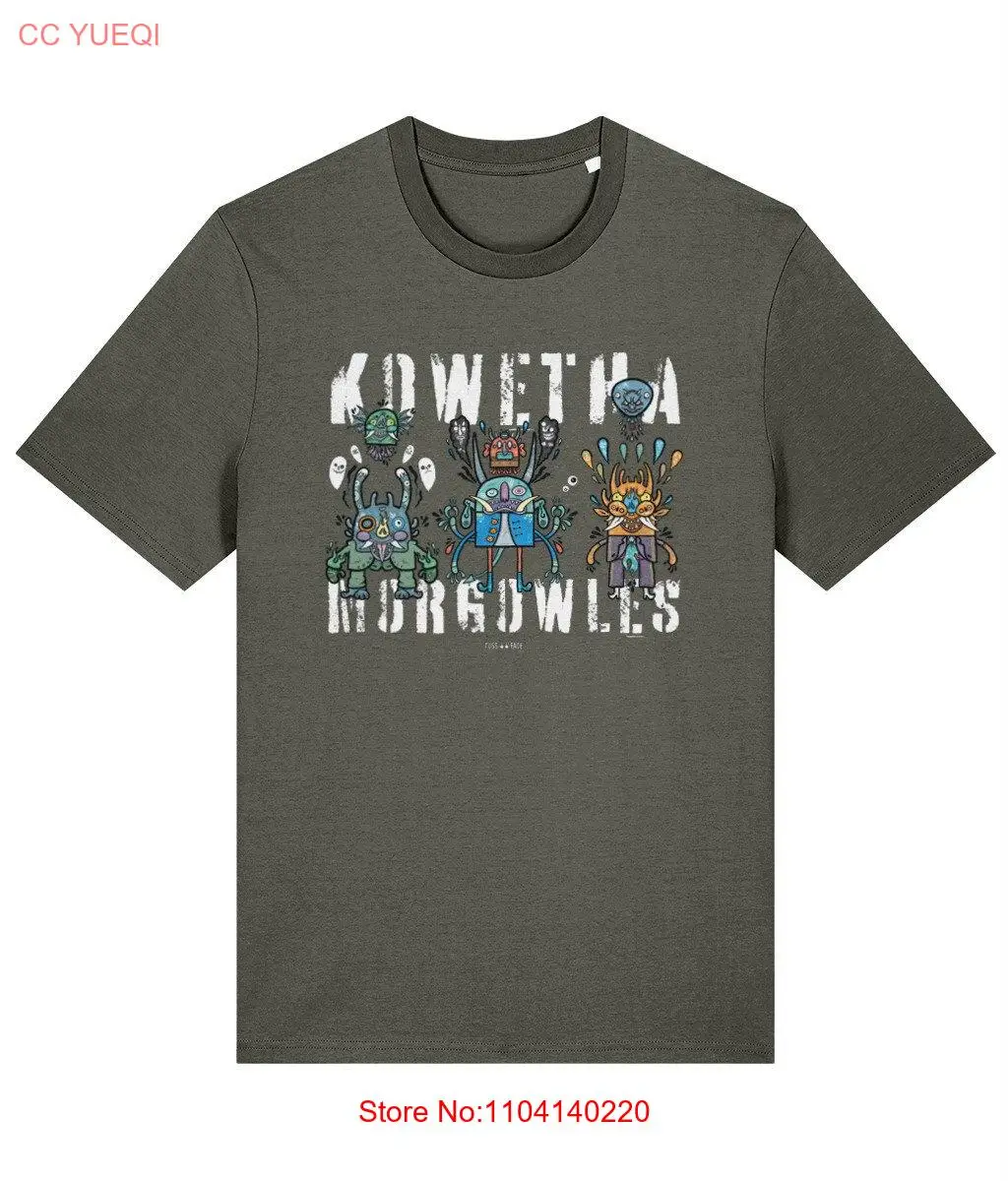Футболка Kowetha Morgowles Kernewek TussFace Street Art 9, экологически чистые цвета, 100% органический хлопок