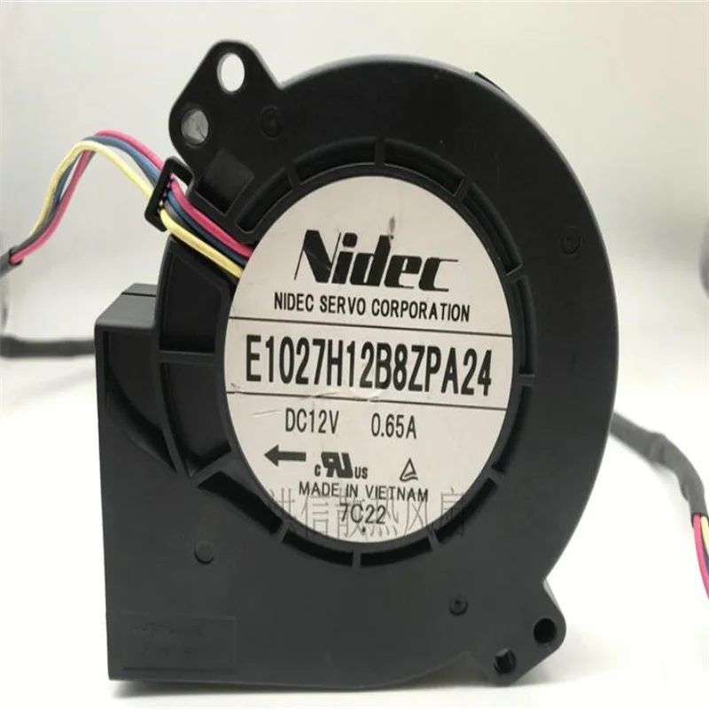 Фото Nidec E1027H12B8ZPA24 DC12V 0.65A 9727 4-проводной турбинный охлаждающий вентилятор №2