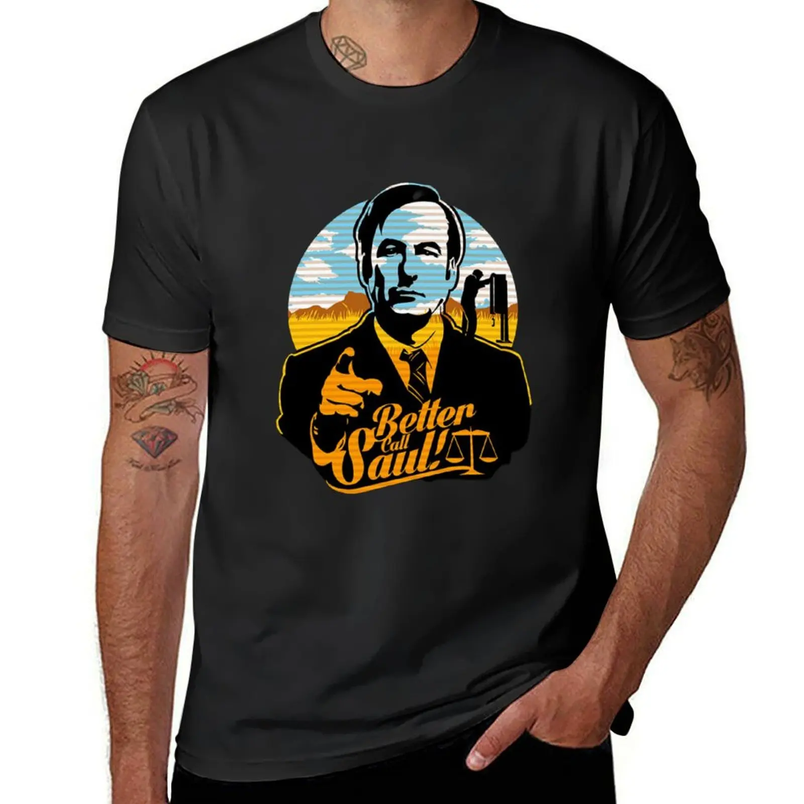 Футболка Better Call Saul, индивидуальный дизайн, собственные летние топы, дизайнерская футболка для мужчин