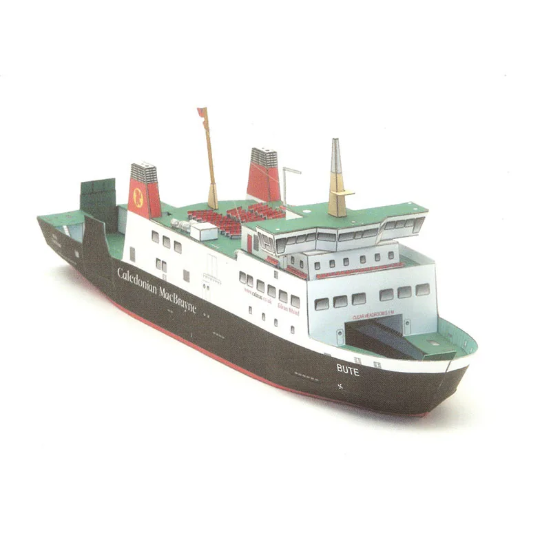 Новый! 1:250 Ferry Bute, Польша, подарки для военных болельщиков, модель игрушки ручной работы своими руками, подарки для детей, бумажные модели