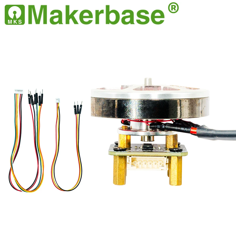 Фото Двигатель Makerbase 2804/5010 с энкодером AS5600 AS5047 Простой бесщеточный FOC №4