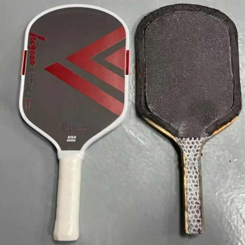 2025 НОВЫЙ LIAO EVA Surround Foam Boomstick Pickleball Paddle Необработанное углеродное волокно Сладкий десерт Сбалансированная система тренировок MOI Спортивные ракетки