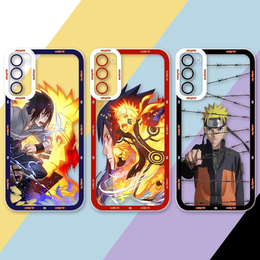 Чехол с изображением аниме N-Naruto Uchiha Sasuke для Samsung A73 A72 A71 A53 A52 A51 A50 A42 A33 A32 A31 A30 A23 A22 A21S A20S A13 A12