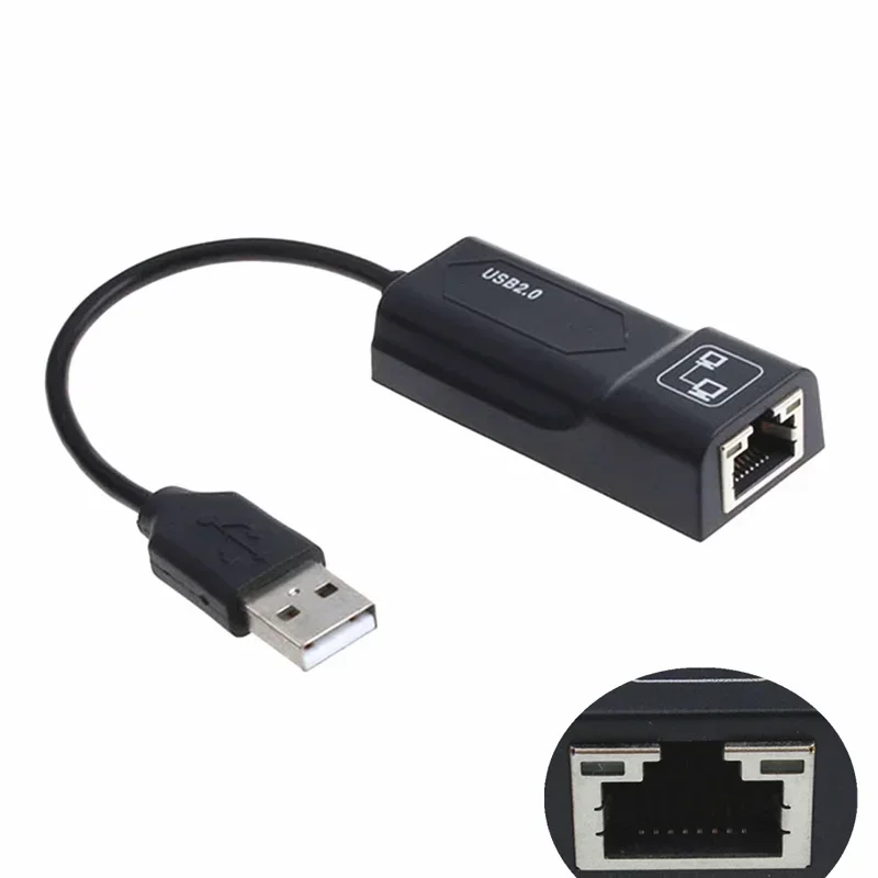 Сетевая карта Ethernet для чипов RTL8152, 2,0, 100 Мбит/с, RJ45, Lan, USB, Wi-Fi адаптер для планшетных ПК, Win 7, 8, 10, XP, Mac, iOS, 1 шт.