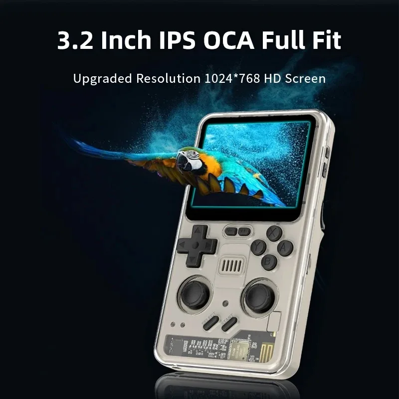 Фото POWKIDDY RGB20PRO Ретро портативная игровая консоль 3,2-дюймовый IPS-экран Встроенный Wi-Fi 2,4G + Bluetooth Linux Система Дешевые подарки для детей №2