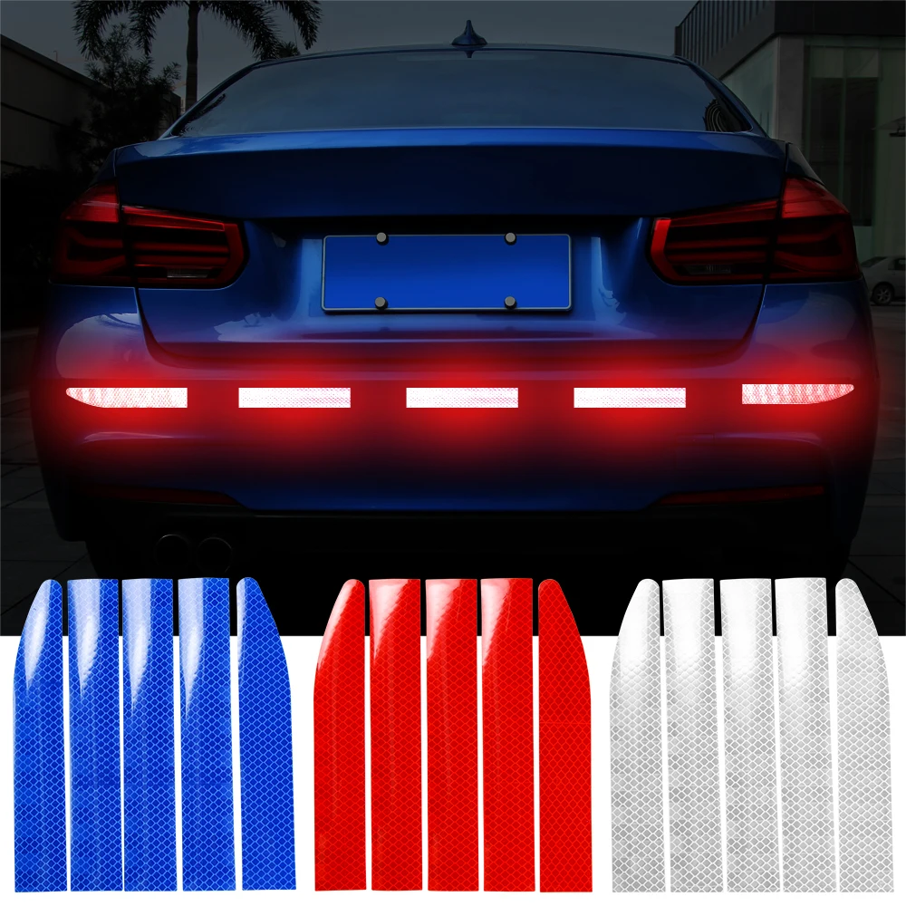 5x автомобильная светоотражающая наклейка, предупреждающая лента безопасности, Стайлинг автомобиля для Kia rio ceed sportage cerato soul hyundai creta elantra i30 hb20