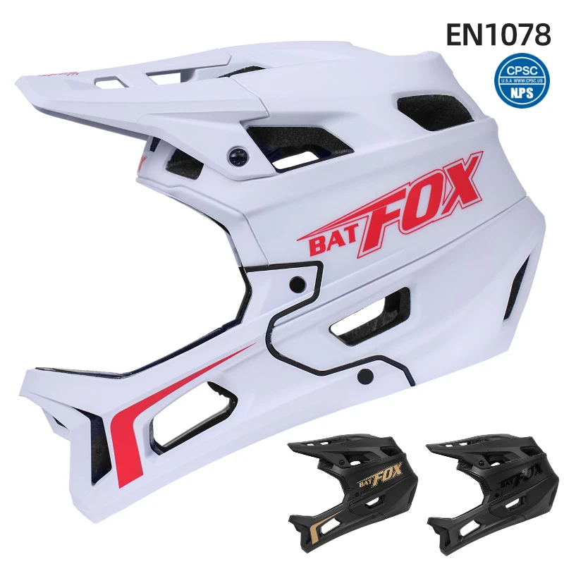 BATFOX анфас MTB Drop Helmet Pro велосипедный шлем для Freeride BMX защитный шлем для головы CE/EN1078