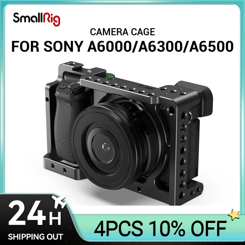 Клетка SmallRig Mini DSLR для камеры Sony a6000/ A6300/A6500/фотография для Sony Rig W/ Shoe Mount для микрофона 1661