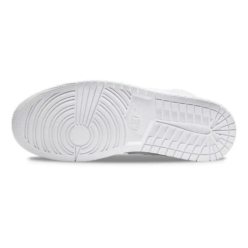 Кроссовки Nike Jordan 1 Mid Triple White 2022, 554724-136 (art.: 3920c9d6010b7) - 3920c9d6010b7