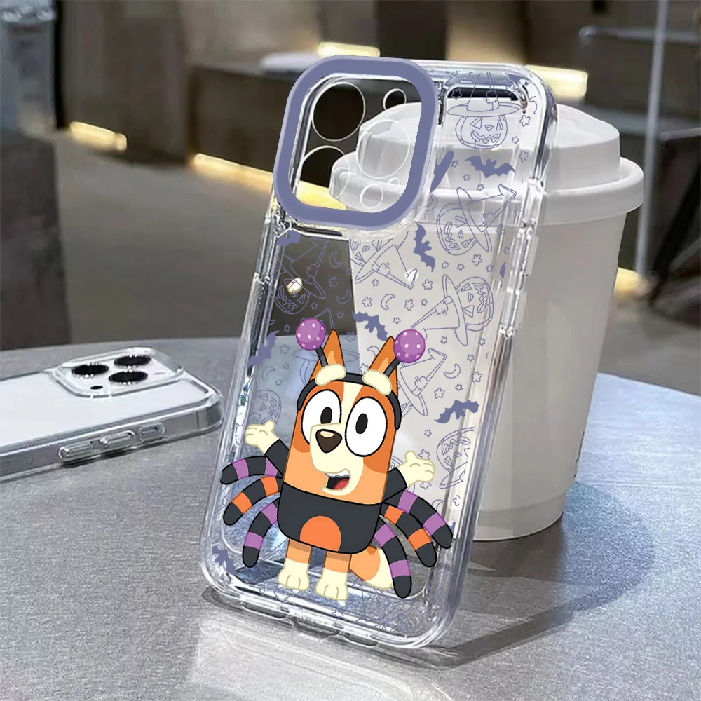 Фото Новый чехол для телефона с милым мультяшным рисунком B-Blueys для Samsung Galaxy S25 S24 S23 S22 S21 S20 FE Note20 Plus Ultra Lite 5G, прозрачная задняя крышка №5