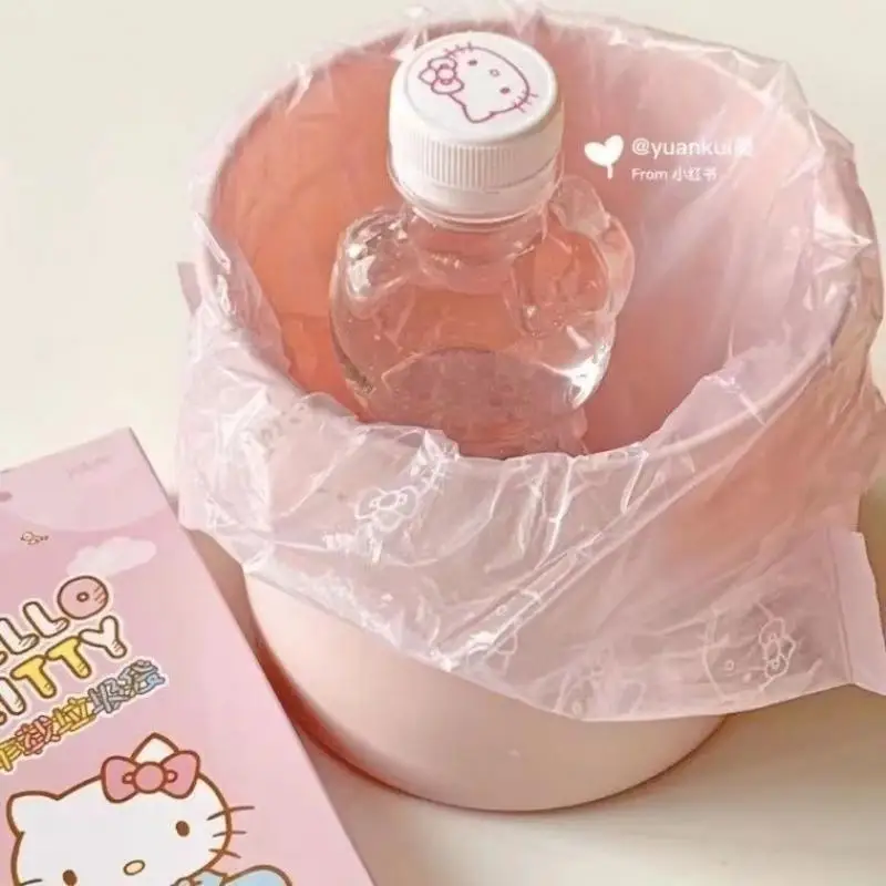 Фото Sanrioed купол мультфильм Hello Kittys мусорный мешок Ins Kawaii одноразовый пластиковый мешок портативный автомобильный мешок для хранения мусора ежедневное использование №4