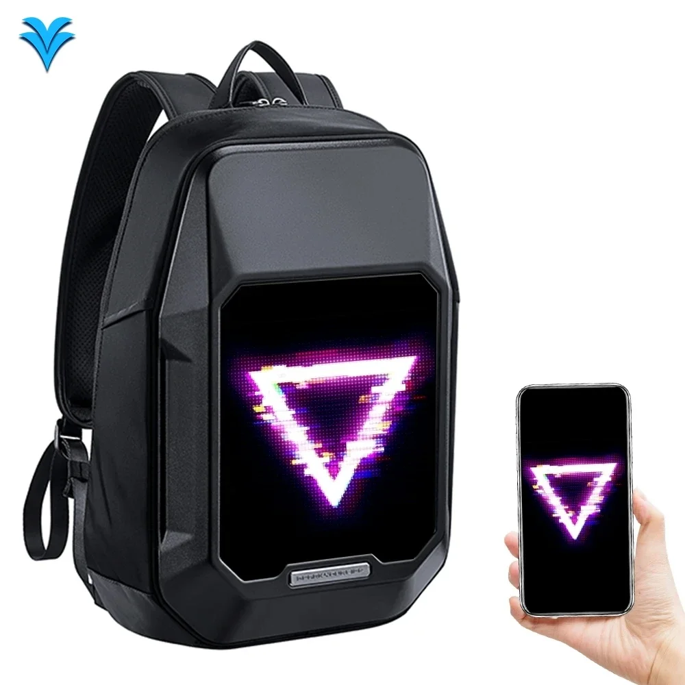 Divoom Cyberbag светодиодный рюкзак для езды на мотоцикле пиксельный рекламный рюкзак с экраном дисплея светящийся школьный рюкзак для мужчин