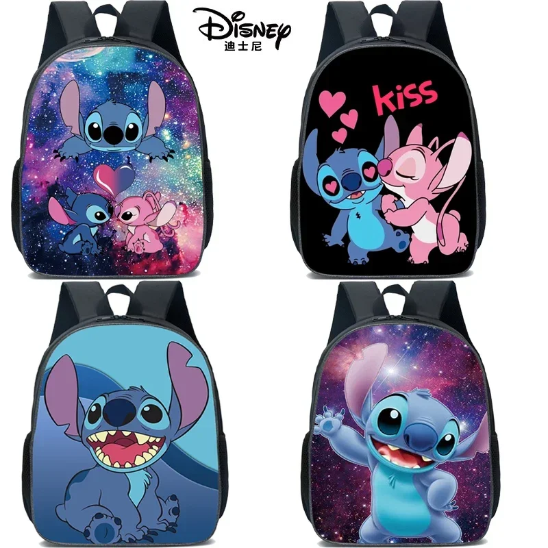 Фото Disney Stitch Tas Танак laki-laki dan perempuan ransel берпергианская 16 inci Disney stitchпраздничный подарок на день рождения №1