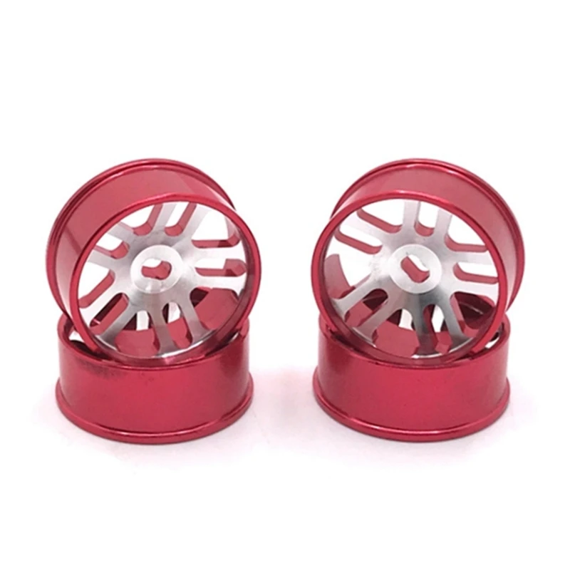 4 шт., металлические колёсные диски для Wltoys 284131 K969 K989 P929 Mini-Z Mini-Q Mini-D IW04M 1/28