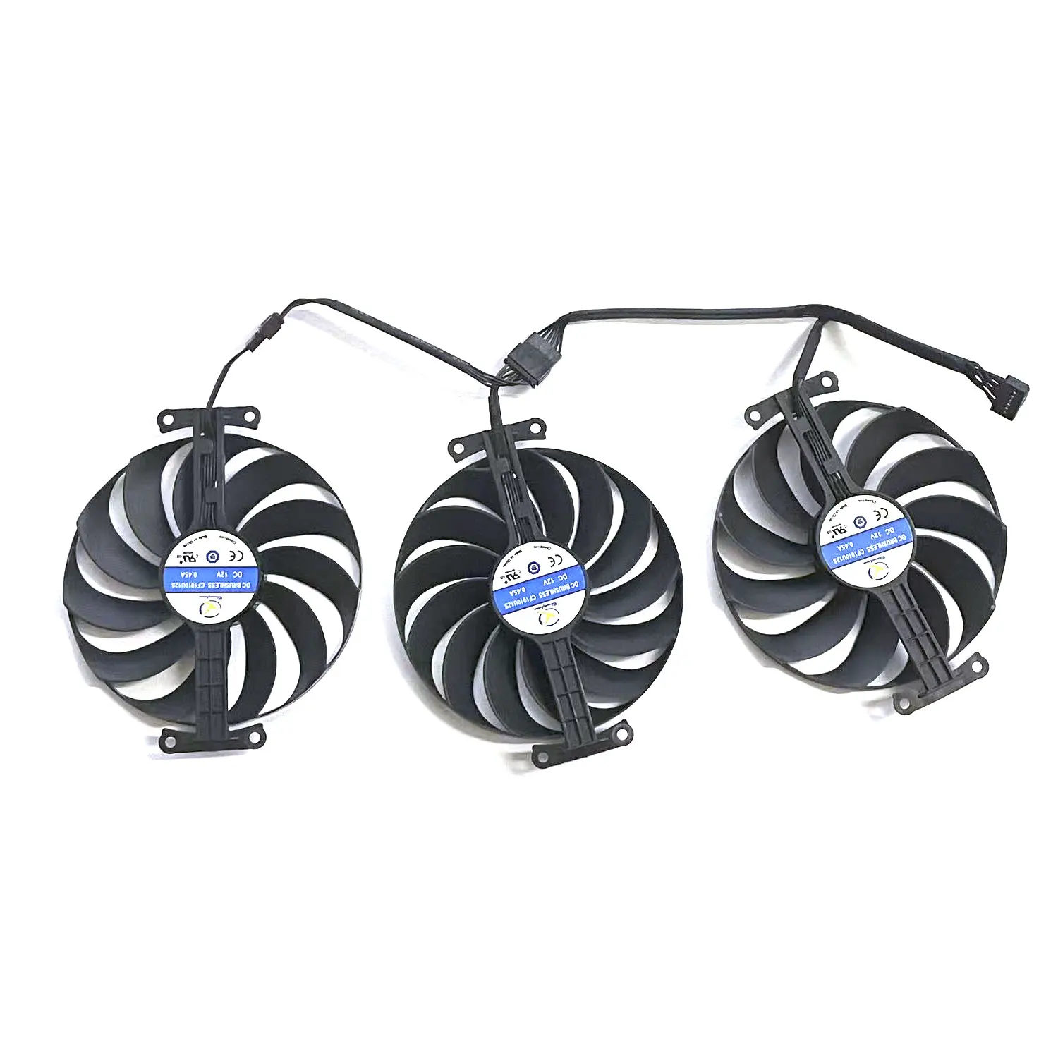 Фото Вентилятор для видеокарты ASUS ROG Strix GeForce RTX 3080 3070 3090 3060Ti 3070Ti 3080Ti 95 мм CF1010U12S №3