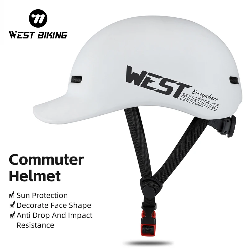 WEST BIKING велосипедный шлем, мотоциклетный шлем, бейсболка, полушлем, скутер, горный велосипед, защитная твердая шляпа для взрослых