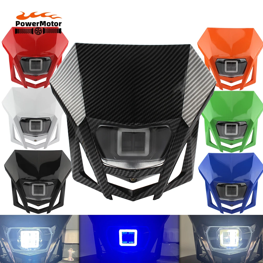 Светодиодная фара для мотоцикла KTM Yamaha Kawasaki Suzuki Honda KLX CRF WR YZ 250 450