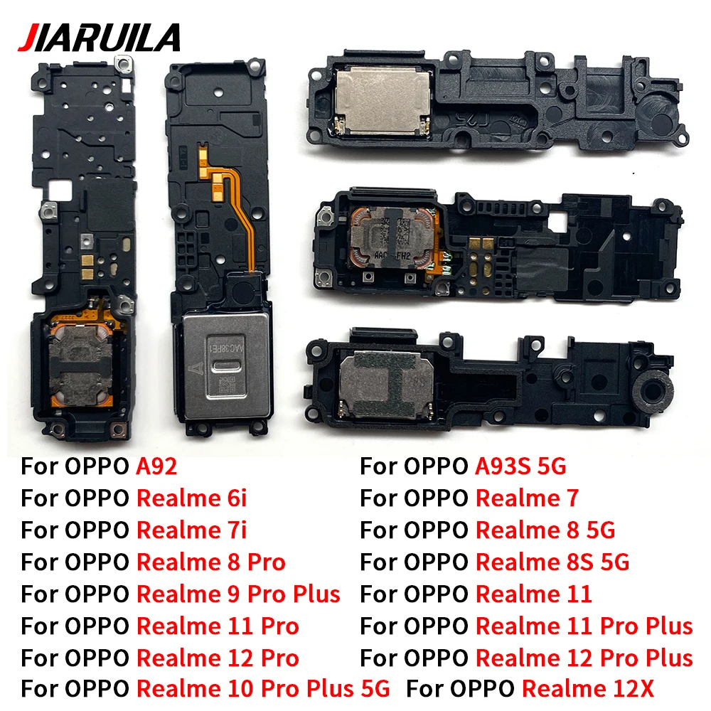 20 шт. для Oppo A92 A93S 5G для Realme 6i 7 8 8s 9 10 11 12X 12 Pro Plus, громкий динамик, звонок, внутренний зуммер, гибкий кабель, замена