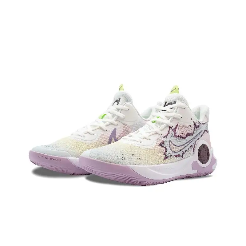 Фото 【Настроить】Nike KD Trey 5 IX винтажные баскетбольные кроссовки унисекс кроссовки DJ6922-100 №3