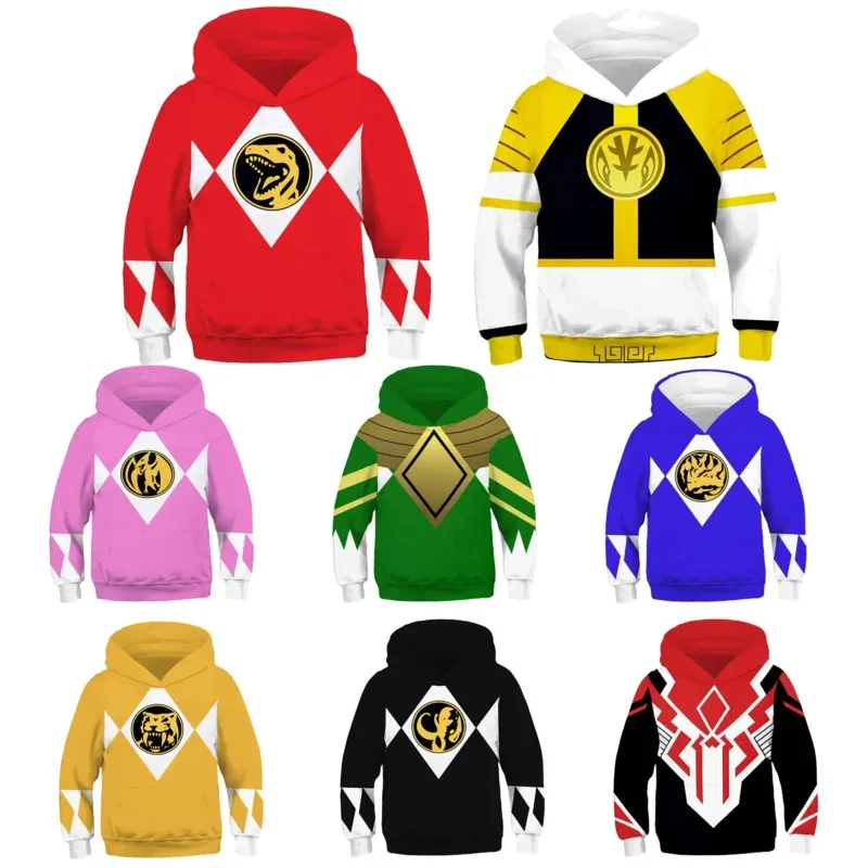 Coser72 Kids power Samurai Sentai shinkager Rangers толстовка с капюшоном костюм супергероя косплей Хэллоуин вечерние куртка толстовка t Coser72