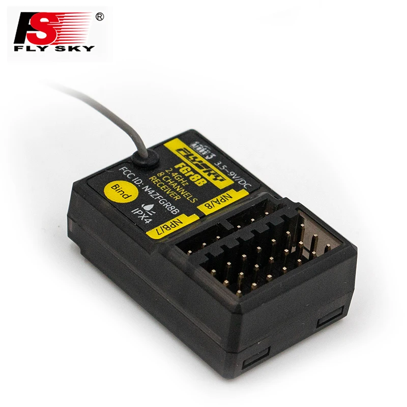 FLYSKY FGr8B 2,4G 8-канальный приемник для PL18EV/PL18/NB4 Lite DIY RC автомобиль-цистерна грузовик запасная часть модель TH19390