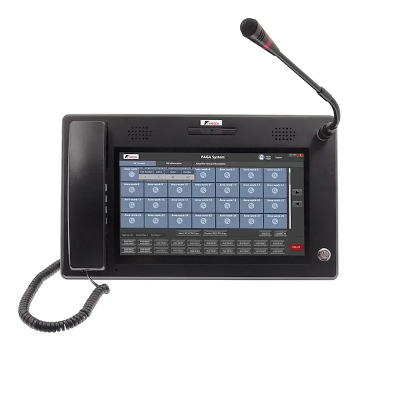 Программное обеспечение KNTECH Ip Pbx Система управления Центр рабочего стола Консоль управления Система PA Консоль оператора KNDDT-1-A11