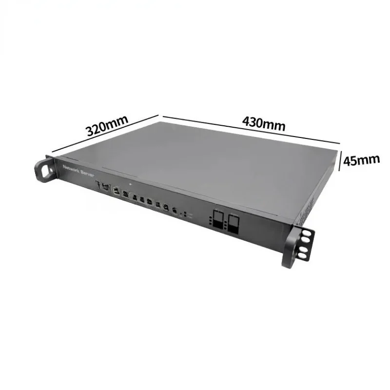 4*10Gbe SFP двойной DDR4 брандмауэр 1U маршрутизатор ПК pfsense core i7 I225V 2,5G гигабитный сетевой брандмауэр ПК