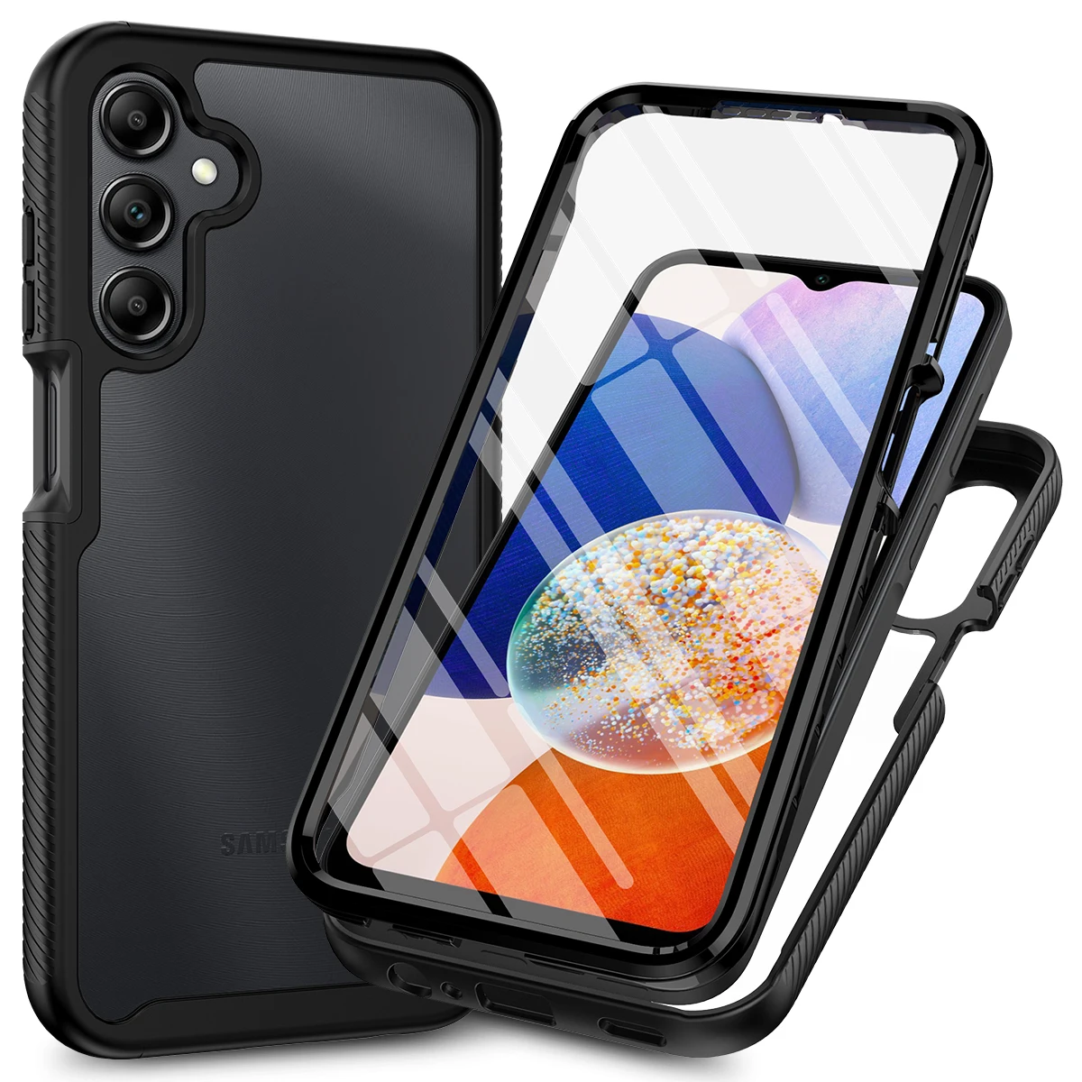 Чехол для телефона Galaxy A15 5G, противоударный Прозрачный чехол для телефона из поликарбоната, встроенный защитный бампер, прочный защитный чехол для Samsung Galaxy A15 5G