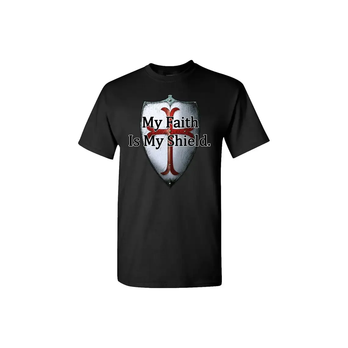 Футболка Crusader Knights Templar Chirstian Cross Shield, 100% хлопок, с круглым вырезом, летняя повседневная мужская футболка с короткими рукавами, размер S-3XL