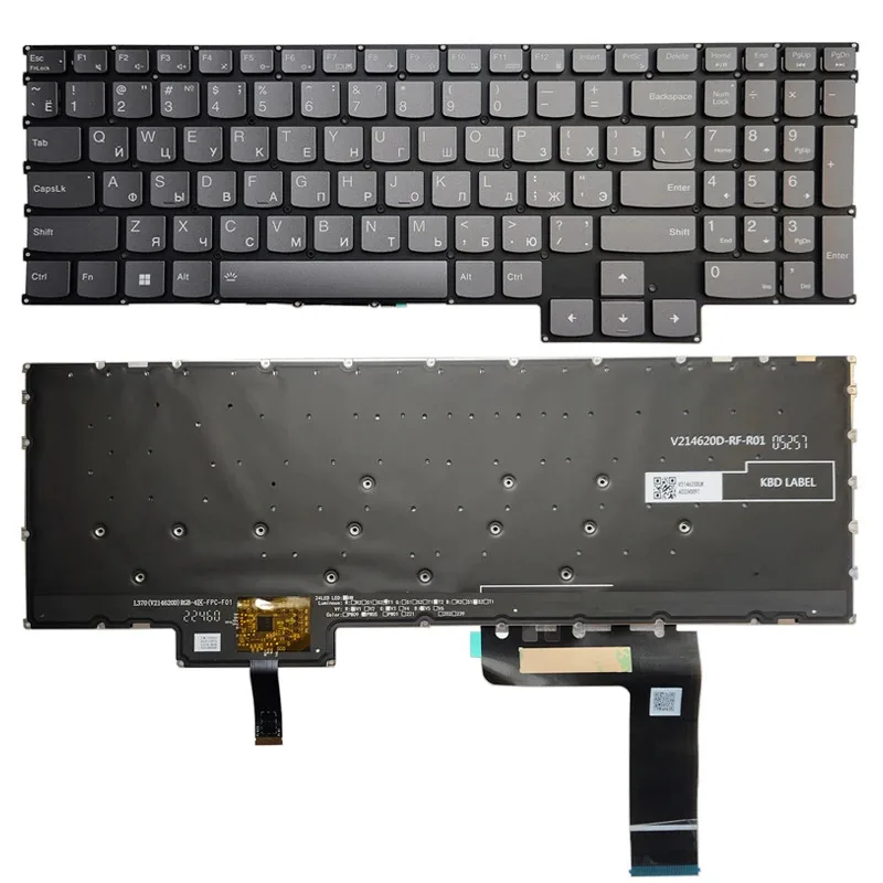 CHJ Новинка для Lenovo LOQ 15APH8 15IRH8 LOQ 16APH8 16IRH8 русская красочная RGB-клавиатура с подсветкой