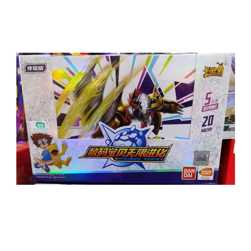 Подлинная KAYOU Digimon Infinite Evolution Series 1, легендарное издание Yagami Taichi Gabumon, детская редкая коллекционная карта на день рождения
