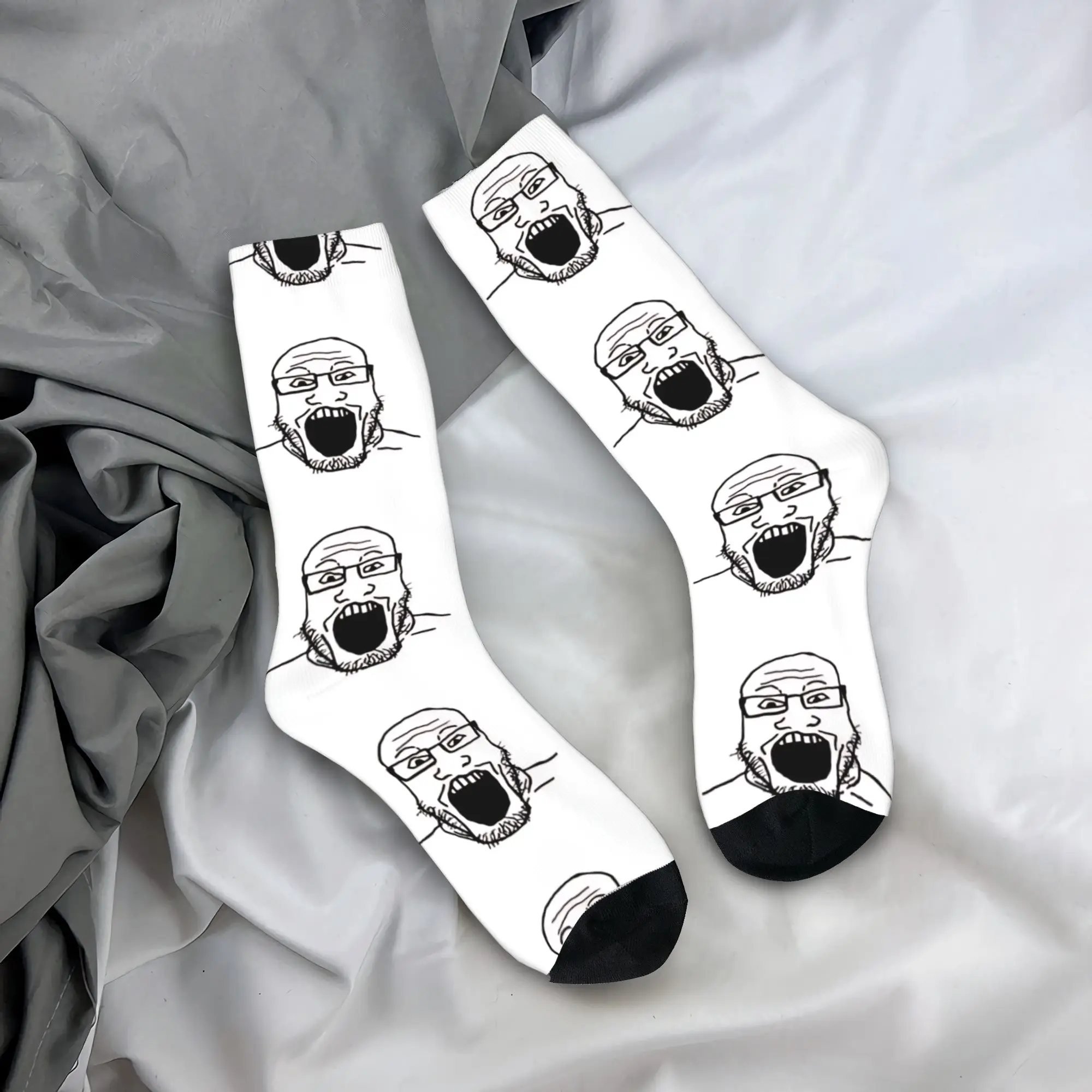 Носки Markiplier Soyjak, зимние чулки для отдыха, взрослые и мужские мягкие носки, дизайнерские противоскользящие носки для скалолазания Мужские носки