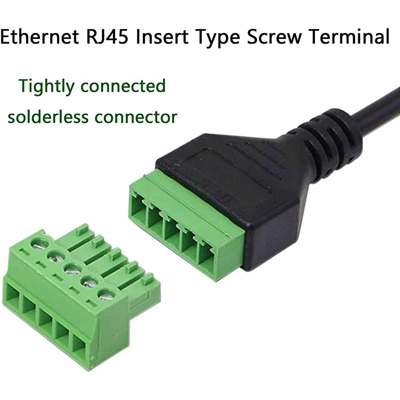 HFES 2X RJ45 винтовой терминал соединительный кабель RJ45 штекер до 8 контактов фотоэлемент для Cat567 Ethernet (art.: 3920c189c7135) - 3920c189c7135