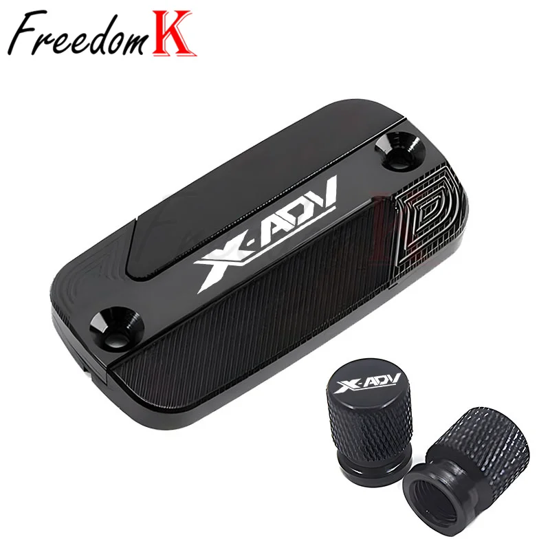 Фото Алюминиевая Крышка Переднего Тормозного Бачка С ЧПУ Для Honda X-ADV XADV X ADV 750 XADV750 X-ADV750 2017-2024 №2