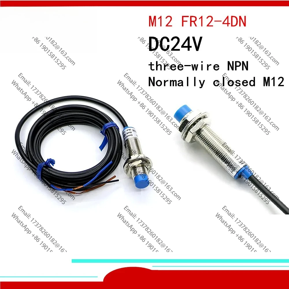 2 шт./5 шт. новый бесконтактный переключатель M12 FR12-4DN DC DC24V 3-проводной NPN нормально на расстоянии обнаружения 4 мм