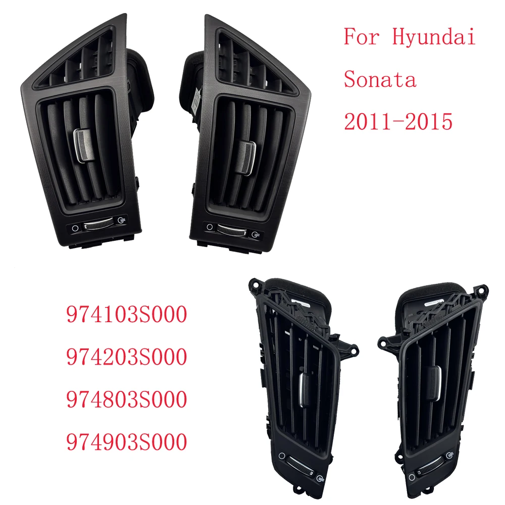 HUIYAN 2/4 шт. для Hyundai Sonata 2011-2015 вентиляционные отверстия кондиционера 974103S000 974203S000 974803S000 974903S000