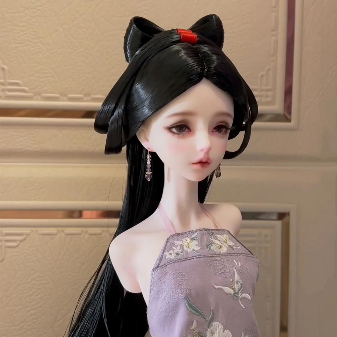 1/6 1/4 1/3 Масштаб Древний Костюм BJD Кукла Парики Hanfu Винтаж Волосы Фея Парик Для MSD SD13 Девушка SSDF Аксессуары A2070